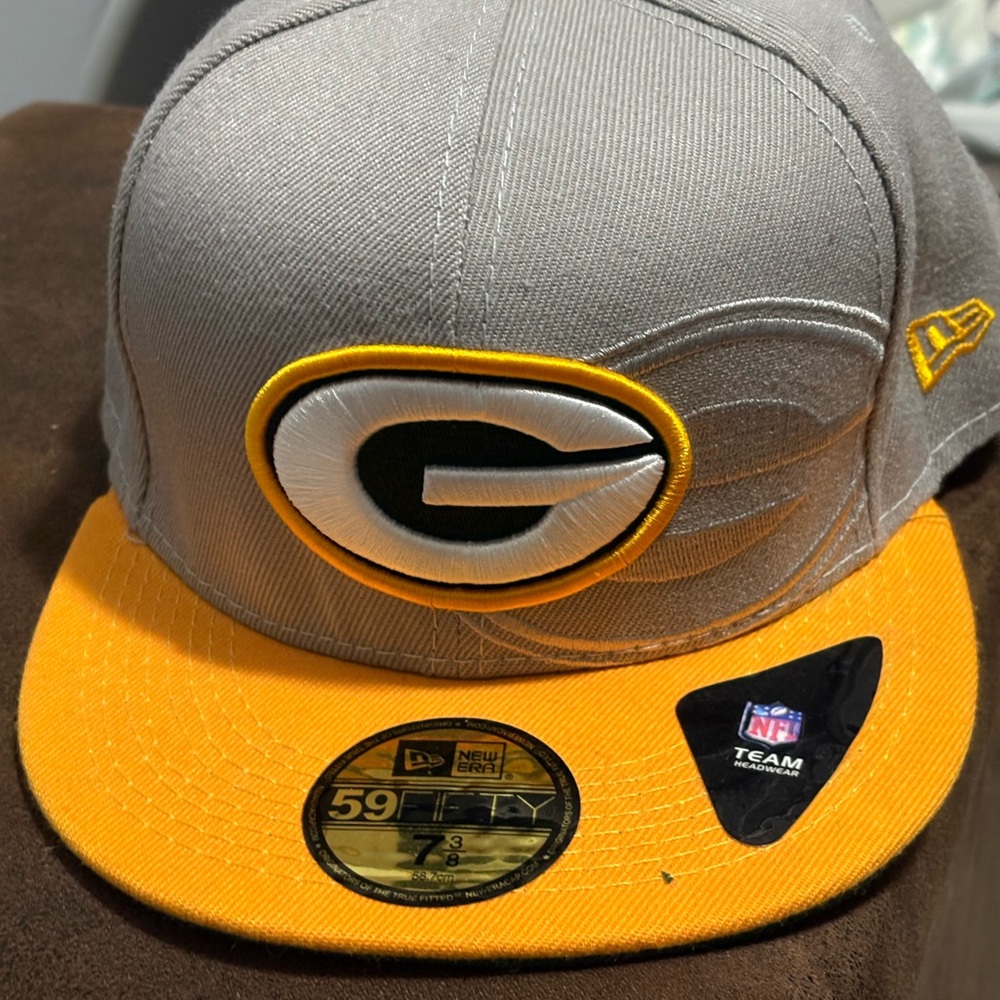 Gray and Yellow Greenbay Packers Hat